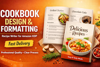 recipe cookbook writer canva cookbook design cookbook formatting for amazon kdp