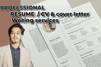 write an expert resume, CV, cover letter that gets you hired