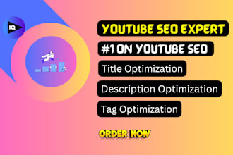 do youtube video SEO and optimizing for high rank