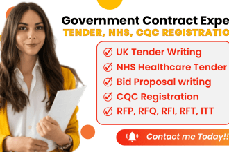 bid uk tender uk grants, eu grants nhs tender cqc registration healthcare tender