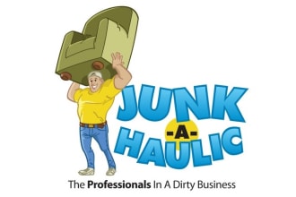 design spotless junk cartoon mascot logo