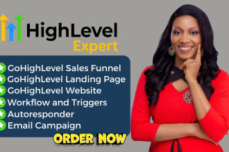 setup salesfunnel, website, course, workflow automation with go highlevel