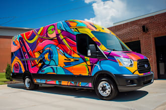 design a premium quality vehicle wrap