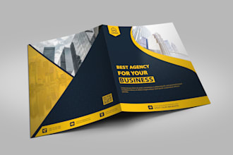 professional unique,modern and corporate presentation folder