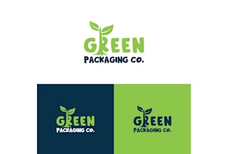 design nature themed green food service logo