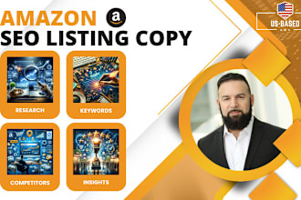 do amazon SEO listing creation or optimization