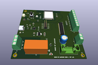 design best pcb board, schematic and 3d model