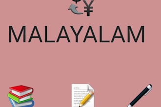 do translation from malayalam to english within 24 hrs