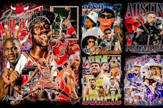design a crazy vintage style bootleg rap tee for you
