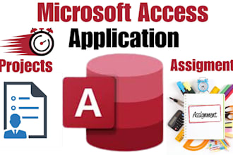 develop microsoft access database application and projects