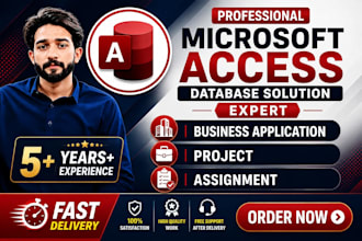 develop microsoft access database application and projects