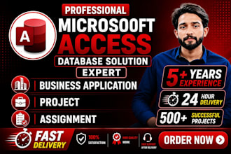develop microsoft access database application and projects