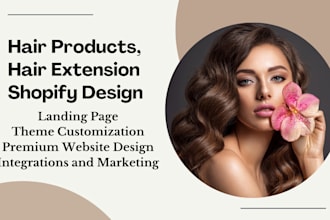 hair extension hair care hair products shopify store shopify dropshipping setup