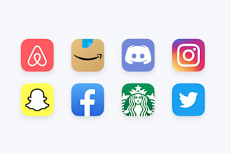 design mobile app or app icon logo for your business