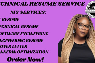 craft the perfect IT, engineering, or software resume and cover letter