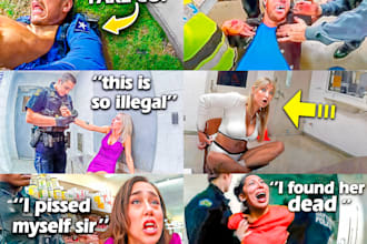 do a crime thumbnail for your videos