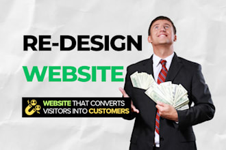 redesign your website into a converting website
