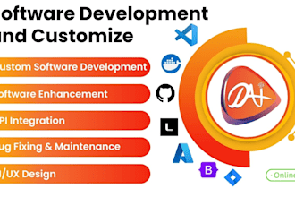 do software development and customize