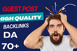 write and publish 10 high authority dofollow guest post high quality backlinks