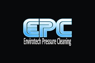 design good looking classic pressure cleaning logo