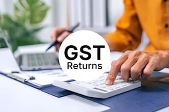 prepare gst registrations, gst return, income tax return