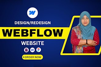 create a responsive webflow website, webflow expert
