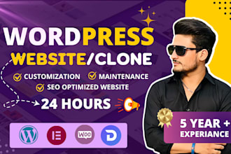 do wordpress website development, clone or duplicate wordpress website design