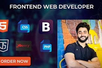 do frontend web development and psd to html ,  figma to html