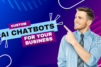 build your custom ai chatbot, website, or saas with chatgpt API integration