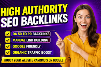build manual SEO backlinks and link building service