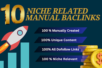 do 10 niche related links to boost your website on google