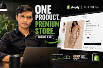 build a one product shopify store with shrine pro theme