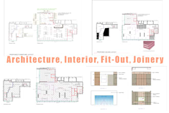 do architecture, interior, fitout, joinery and shop drawing
