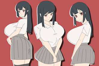 design character custom anime