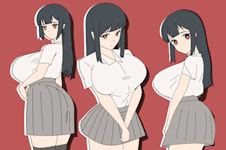 design character custom anime