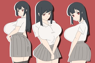 design character custom anime