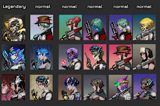 draw nft characters in anime style