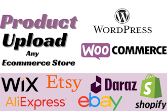 upload products to your woocommerce or shopify store