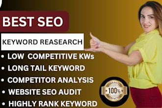 do advanced SEO keyword research and competitor analysis