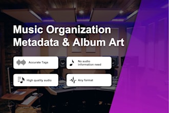 organize your music library with metadata and album art
