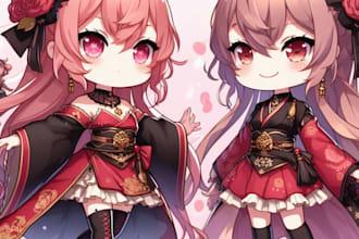 make unique style chibi character or fanart