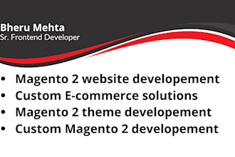 build high quality magento 2 website