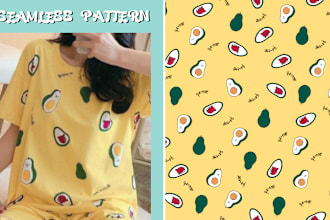 design seamless repeat pattern for textile