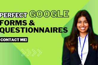 create professional google forms and questionnaires