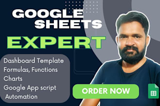 build custom google sheets with formulas, chart, dashboard app script