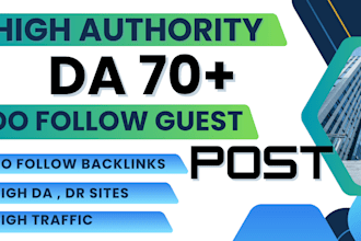 do high da 70 guest post on techbullion,film daily do follow backlinks