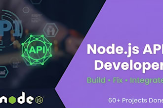 build a scalable nodejs rest API, fix express bugs, and integrate mongodb mysql