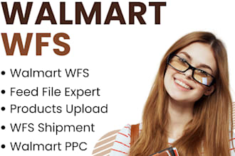 create walmart wfs and seller listing , wfs shipment creation