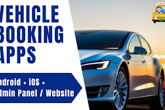 provide professional taxi or ride booking services android ios app and website
