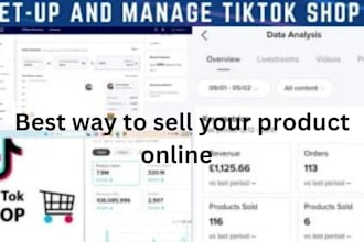 create a tiktok shop seller center and list products on tiktok shop